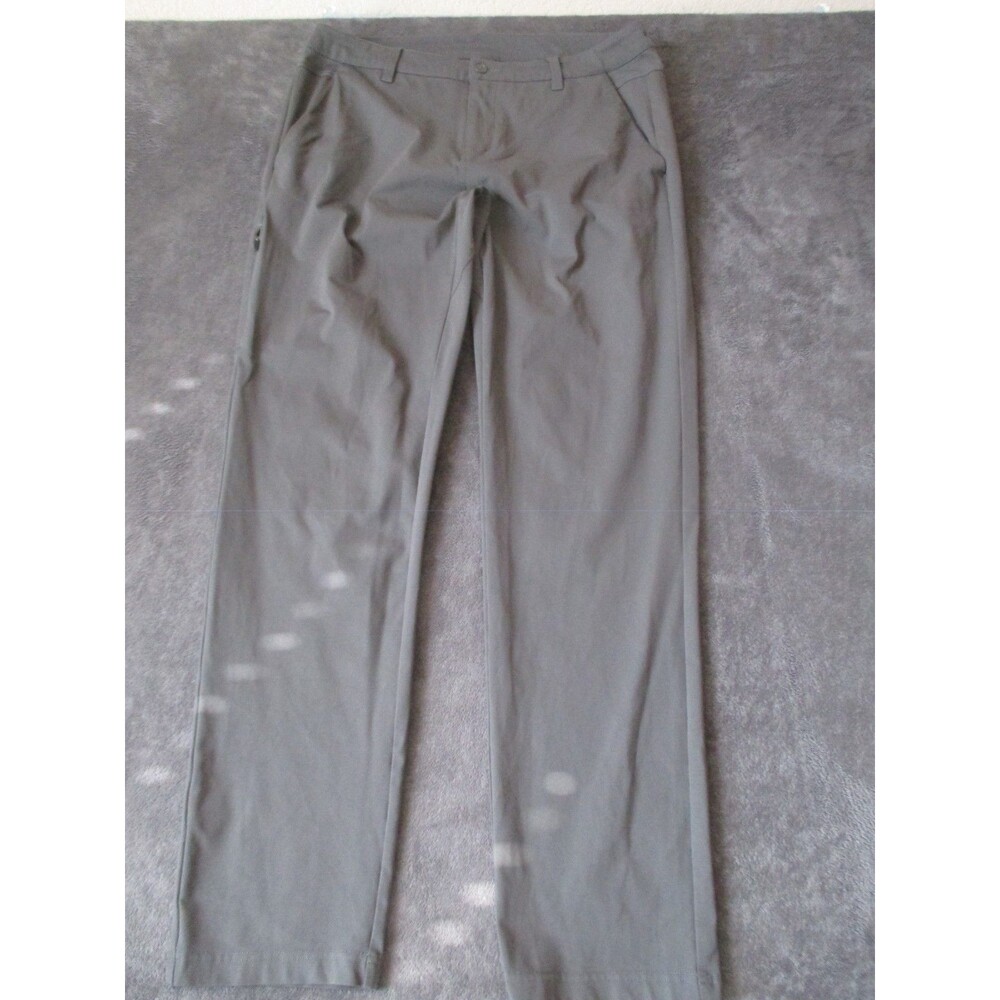 BYLT Everyday Pant 2 Men 36Tx32 Slim Fit Green/grey Athleisure Performance